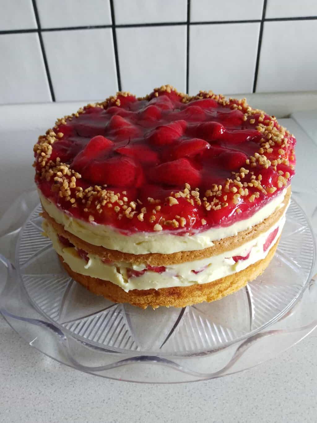 Erdbeer-Vanillecreme-Torte | Rezepte