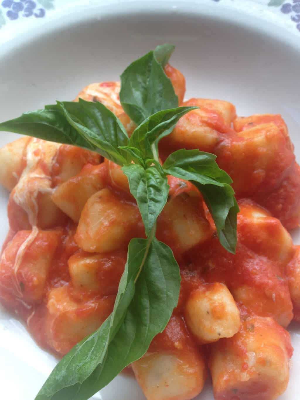 Selbstgemachte Gnocchi mit Tomatensoße und Mozzarella | Rezepte
