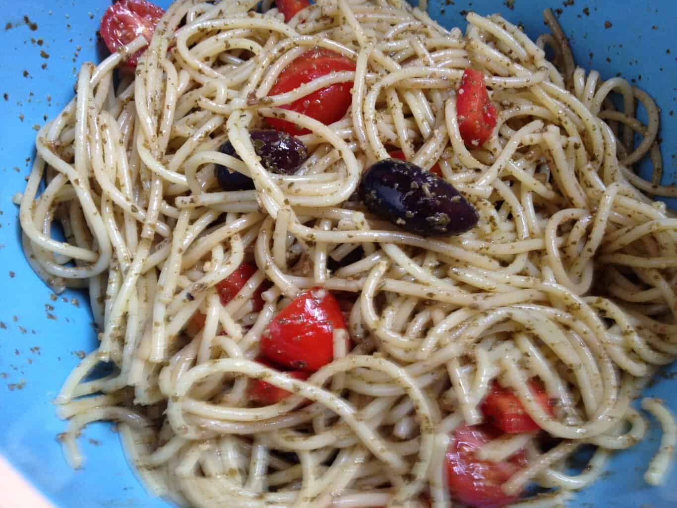 Spaghetti Salat Pesto | Rezepte